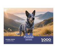 Australian Cattle Dog, Gioco Di Puzzle Da 1000 Pezzi, Stimola La Pazienza E La Concentrazione, Ideale Come Regalo O Decorazione, Adatto Dai 12 Anni, Pet Dog, 70x50cm/1000pcs
