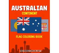 Australian Continent Flag Coloring Book: An Educational Coloring Journey Across the Australian Continent