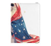 Australian Fur Seal 4th Of July Independence Day Porta passaporto in pelle impermeabile per viaggio Vaccino Card Holder Cover Combo Travel Passaporto Portafoglio per gli uomini Impermeabile, Giorno