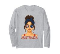 Australian Girl Australia Flag Australian Girlfriend Wife Maglia a Manica