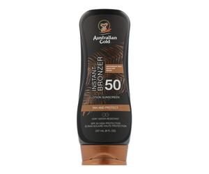 Australian Gold Instant Bronzer Lotion crema solare SPF 50 237 ml