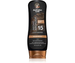 Australian Gold Protect Lotion With Bronzer latte abbronzante SPF 15 237 ml