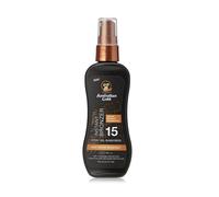 Australian Gold SPF 15 Gel Spray con Bronzer - Spray solare - Latte so
