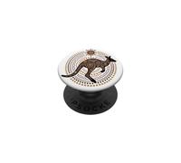 Australian Kangaroo Aborigeno Dot Art PopSockets PopGrip Adesivo