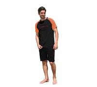 AUSTRALIAN PIGIAMA ESTIVO IN COTONE PER UOMO, COMPLETINO MAGLIA E PANTALONCINO