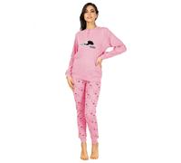 AUSTRALIAN PIGIAMA LUNGO DONNA IN CALDO COTONE IN VARIE TAGLIE DALLA S ALLA XL