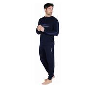 Australian Pigiama Lungo Uomo in Caldo Cotone in Vari Modelli E Taglie dalla M alla 2XL, Pigiama Maschile (M (46), AI748-Blu)