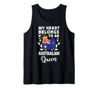 Australian Queen Australian Wife Girlfriend Australia Flag Canotta