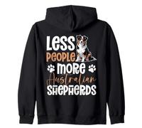 Australian Shepherd Aussie Dog Felpa con Cappuccio