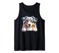Australian Shepherd Dog Agility Dogs Macchiato Cucciolo da Pastore Canotta