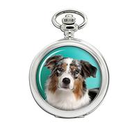 Australian Shepherd Dog Full Hunter Orologio da tasca