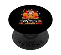 Australian Shepherd Hallothanksmas Halloween Fall Christmas PopSockets PopGrip Adesivo