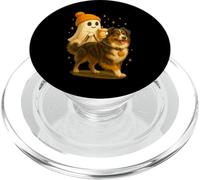 Australian Shepherd Halloween Ghost Walking Dog PopSockets PopGrip per MagSafe