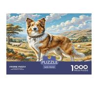 Australian Shepherd Jigsaw Puzzle Impossibili 1000 Pezzi Decorazione Per La Casa. Giochi Rilassamento E Intelligence Per Adulti E Ragazzi Da 14 Anni 70x50cm/1000pcs