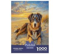 AUSTRALIAN SHEPHERD Jigsaw Puzzle Impossibili 1000Pcs Decorazione Per La Casa. Rilassamento E Intelligence Per Adulti E Ragazzi Da 14 Anni 70x50cm/1000pcs
