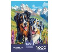 AUSTRALIAN SHEPHERD Jigsaw Puzzle Impossibili 1000Pcs Decorazione Per La Casa. Rilassamento E Intelligence Per Adulti E Ragazzi Da 14 Anni 38x26cm/1000pcs