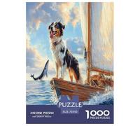 AUSTRALIAN SHEPHERD Jigsaw Puzzle Impossible 1000 Pezzi Decorazione Per La Casa. Giochi Rilassamento E Intelligence Per Adulti E Ragazzi Da 14 Anni 70x50cm/1000pcs