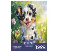 AUSTRALIAN SHEPHERD Jigsaw Puzzle Impossible 1000Pcs Decorazione Per La Casa. Giochi Rilassamento E Intelligence Per Adulti E Ragazzi Da 14 Anni 70x50cm/1000pcs