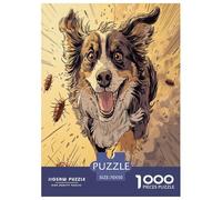 AUSTRALIAN SHEPHERD Jigsaw Puzzle Impossible 1000Pcs Decorazione Per La Casa. Rilassamento E Intelligence Per Adulti E Ragazzi Da 14 Anni 70x50cm/1000pcs