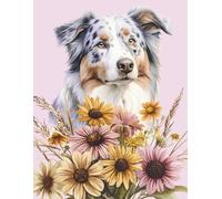 Australian Shepherd Notebook Aussie dog Notebook: 120 Page College Ruled Composition Notebook 8 1/2 x 11