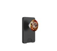 Australian Shepherd Puppy For Fall Autumn Vibes Aussie Dog PopSockets PopWallet per MagSafe
