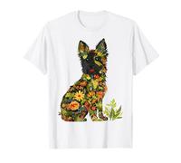 Australian Terrier Dog Motivo Animale Opera d'arte Australian Terrier Maglietta