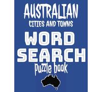Australian Towns and Cities Word search puzzle book