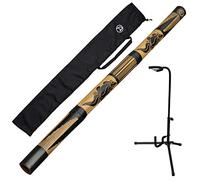 Australian Treasures - Didgeridoo di bambù, compreso lo stand di didgeridoo