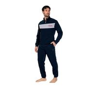 Australian Tuta Homewear Uomo In 100% Poliestere Vari Modelli E Colori, Tuta Completa Maschile (XL (50), AUF516A - BLU SCURO)