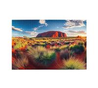 Australia'S Wild Red Rock Desert 1000 Pezzi Puzzle Per Adulti Puzzle In Legno Per Adulti Regali Decorazione Domestica