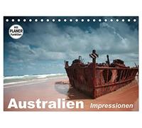 Australien. Impressionen (Tischkalender 2026 DIN A5 quer), CALVENDO Monatskalender: Australiens Schönheit zwischen Strand und Buschland