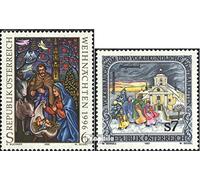 Austria 2207,2208 (Completa Edizione) MNH ** MNH 1996/97 Natale, Folklore (Francobolli per i Collezionisti) Natale