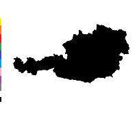 Austria adesivi adesivi auto in dimensioni da 15 cm a 50 cm paesi adesivi 263