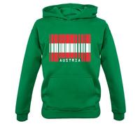 Austria Codice a Barre Bandiera - Bambini Felpa/Maglione - Vienna Paese Città