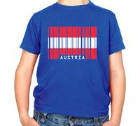 Austria Codice a Barre Bandiera - T-Shirt - Vienna Paese Austriaco Città