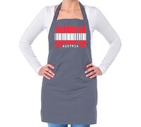Austria Codice a Barre Bandiera - Unisex Adulti Grembiule - Vienna Paese Città