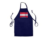 Austria Codice a Barre Bandiera - Unisex Bambini Grembiule - Vienna Paese Città