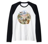 Austria Europa, Tedesco, Vienna Maglia con Maniche Raglan