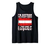 Austria Flag Proud Elegant Austrian Boyfriend Girlfriend Canotta