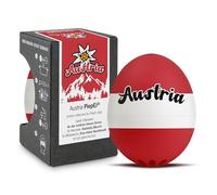 Austria PiepEi - Timer per uova cantante da cucinare, per 3 gradi di durezza, souvenir austriaco, Alpi Danubio, stella alpina