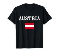 Austria Pride Roots Österreich Bandiera Mappa Orgoglioso Austriaco Maglietta