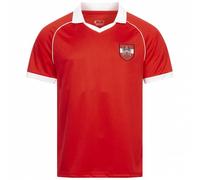 JELEX Retro History - Maglia da uomo, con logo ricamato e maniche corte, design nostalgico per gli appassionati di calcio, ideale per collezionisti, Austria, XL