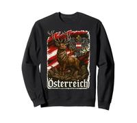 Austria T Shirt Aquila Cervo Bandiera Stemma Uomo Donna Felpa