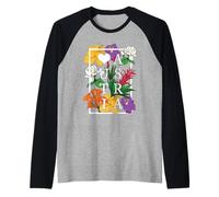 Austria Vienna Salisburgo Wildflower Pride Floral Maglia con Maniche Raglan