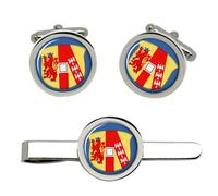 Austriaci Lesser Cappotto Of Arms 1867-1915 Gemelli E Fermacravatta Set