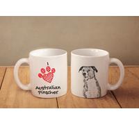 Austriaco Pinscher - Un Tazza " i Love " Subli Cane