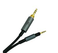 Austrian Audio Cavo Audio HXC3 con connettore jack da 3,5 mm e frenafiletti a vite, cavo di collegamento per cuffie HiX-50/55 (lunghezza: 3 m, chiusura a baionetta sul lato d'ascolto), nero