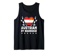 Austrian by Marriage Austrian Wife Husband Austria Flag Canotta