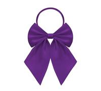 AUSUAYA Cravatta da donna, farfallino da donna per uniforme da signora o T-shirt cosplay anime per ragazze, accessorio per festa gotica di Halloween GB-W-B1, Viola, Etichettalia unica