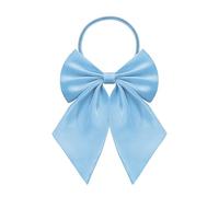 AUSUAYA Cravattina da donna, farfallino da donna per uniforme da signora o maglietta cosplay anime per ragazze e accessori per festa gotica di Halloween GB-W-B1, blu cielo, Etichettalia unica